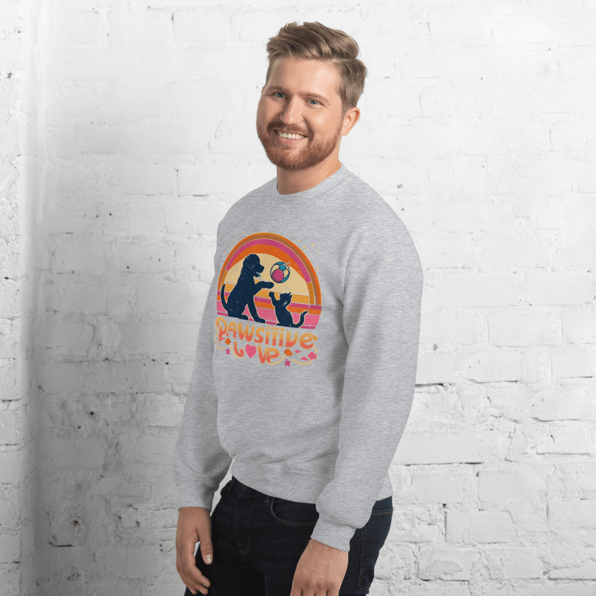 Rainbow Connection - Preshrunk Sweatshirt - Preshrunk Sweatshirt - Speak Up 4 Paws