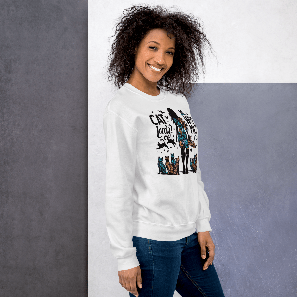 Feline Reverie - Preshrunk Sweatshirt - Preshrunk Sweatshirt - Speak Up 4 Paws