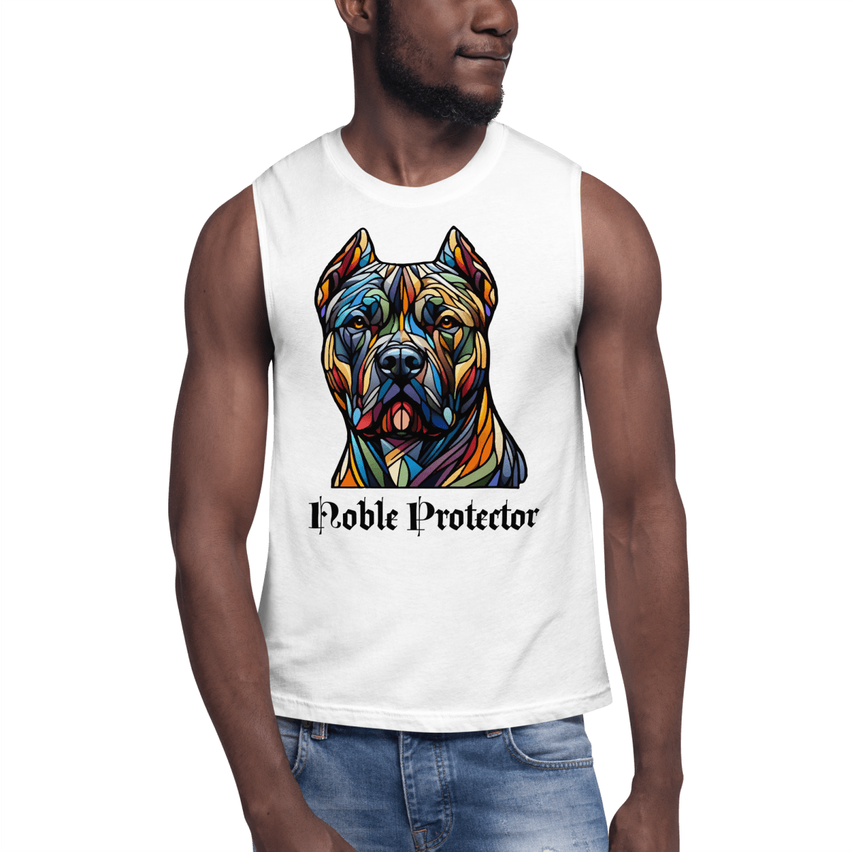 Noble Protector - Men’s Muscle Shirt - Unisex Muscle Tee - Speak Up 4 Paws