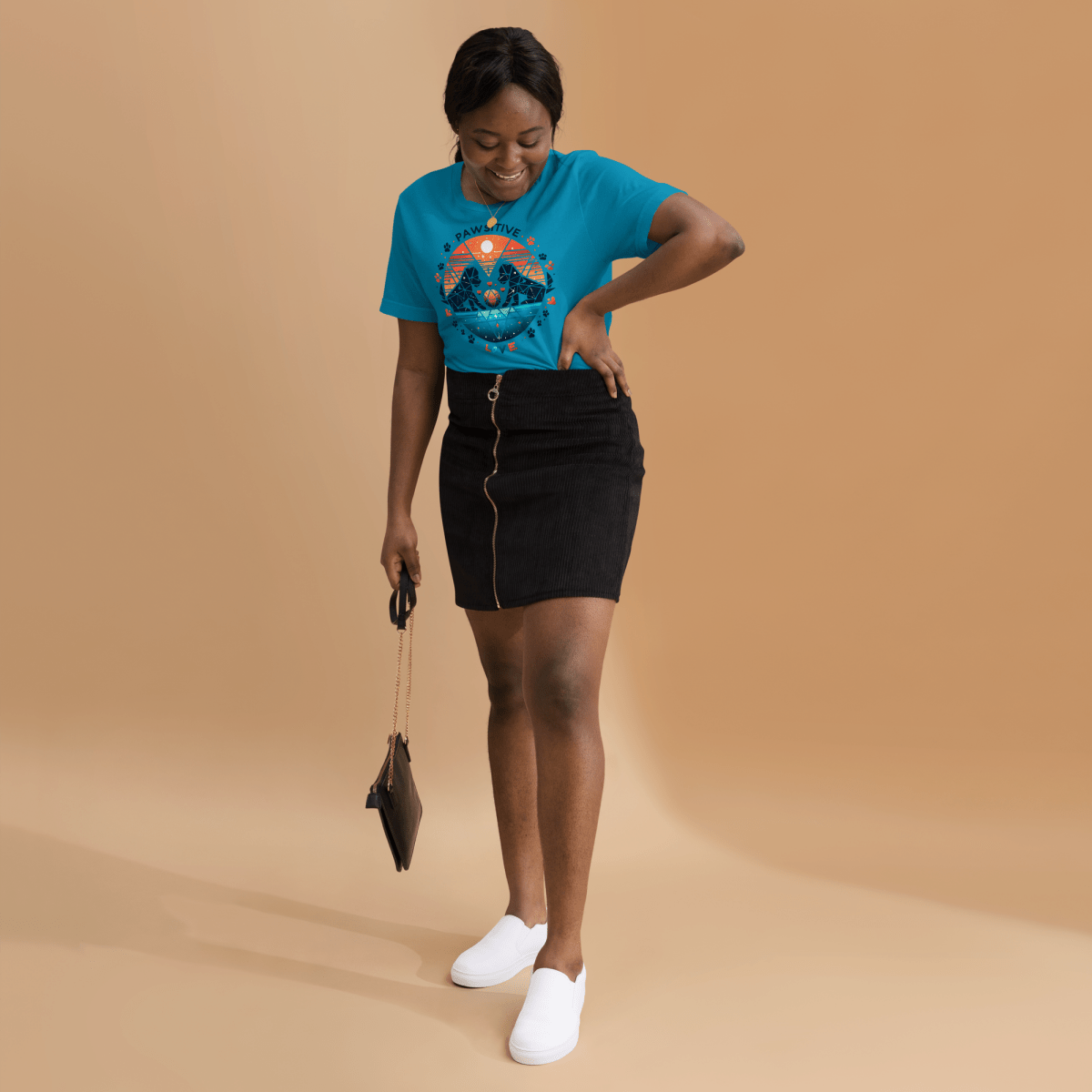 Geometric Puppy Play - Signature Tee - Unisex Staple Tee - Speak Up 4 Paws