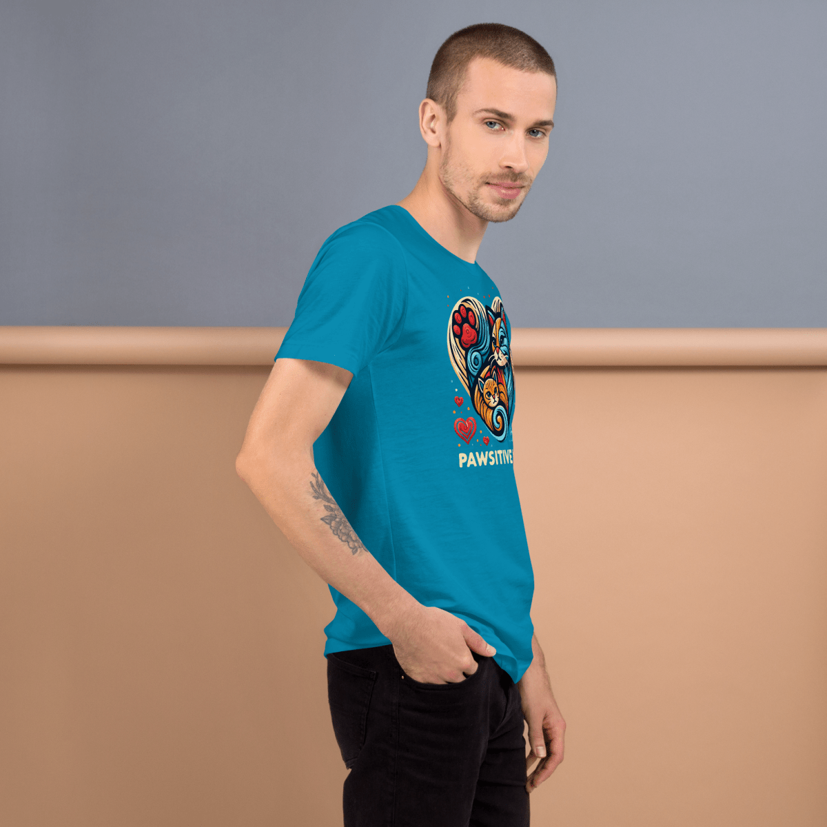Feline Harmony - Signature Tee - Unisex Staple Tee - Speak Up 4 Paws