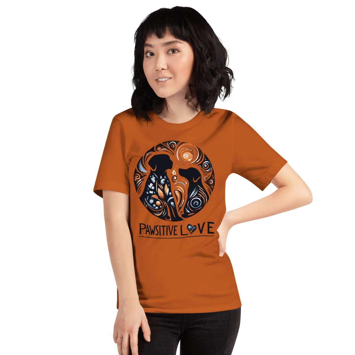 Swirl of Pawsitivity - Signature Tee - Unisex Staple Tee - Speak Up 4 Paws