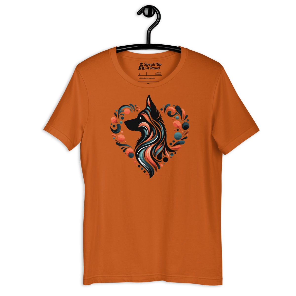 Vibrant Heart Everyday Tee | COLORS: Heather Slate, Autumn, Heather Deep Teal, Pebble - Unisex Staple Tee - Speak Up 4 Paws