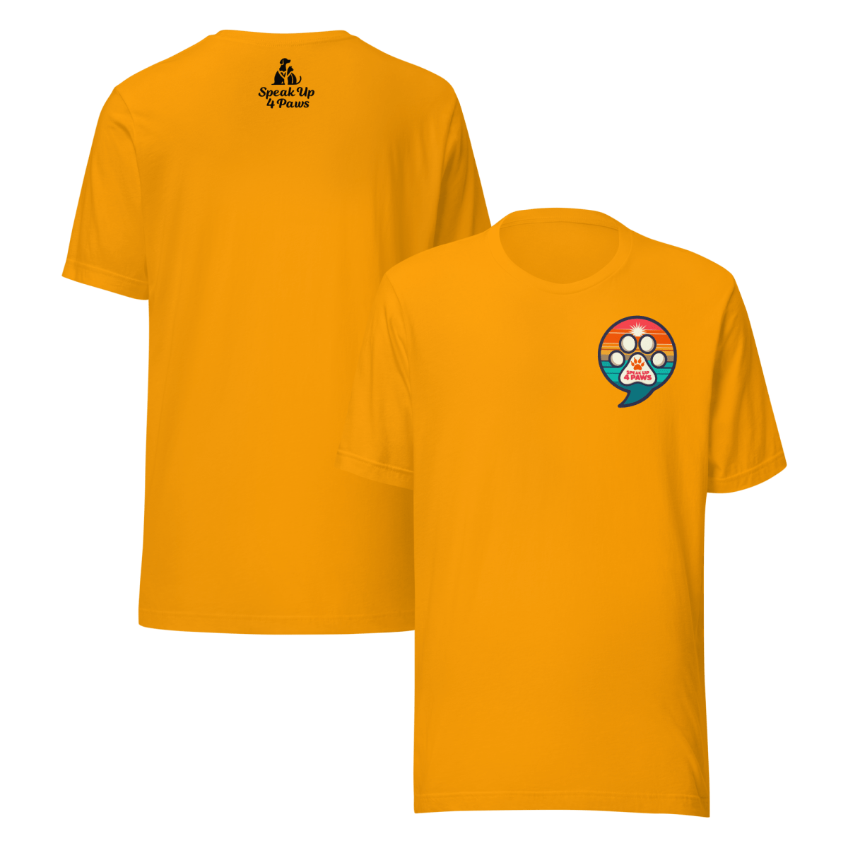 Paws for a Cause - Signature Tee - Unisex Staple Tee - Speak Up 4 Paws