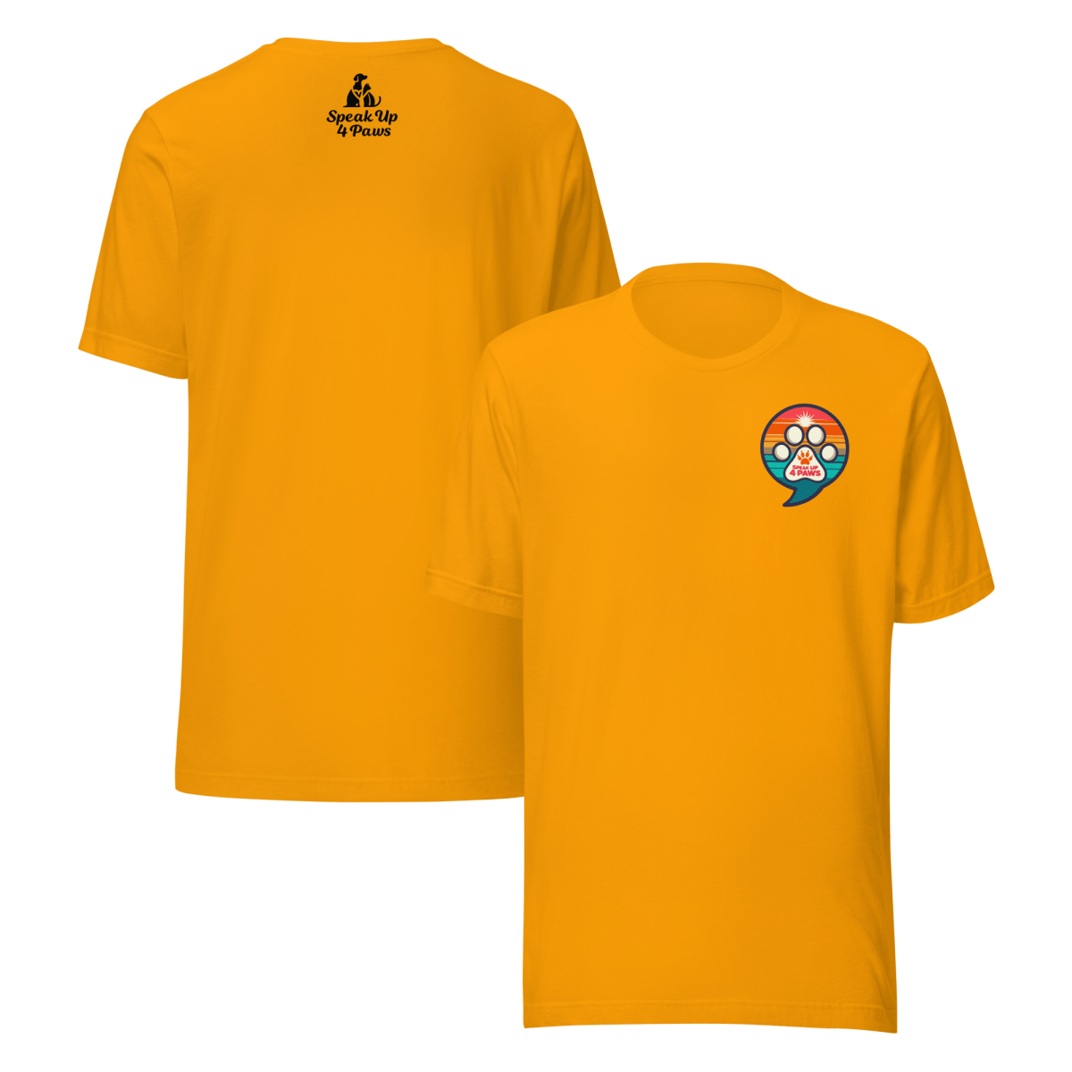 Paws for a Cause - Signature Tee - Unisex Staple Tee - Speak Up 4 Paws