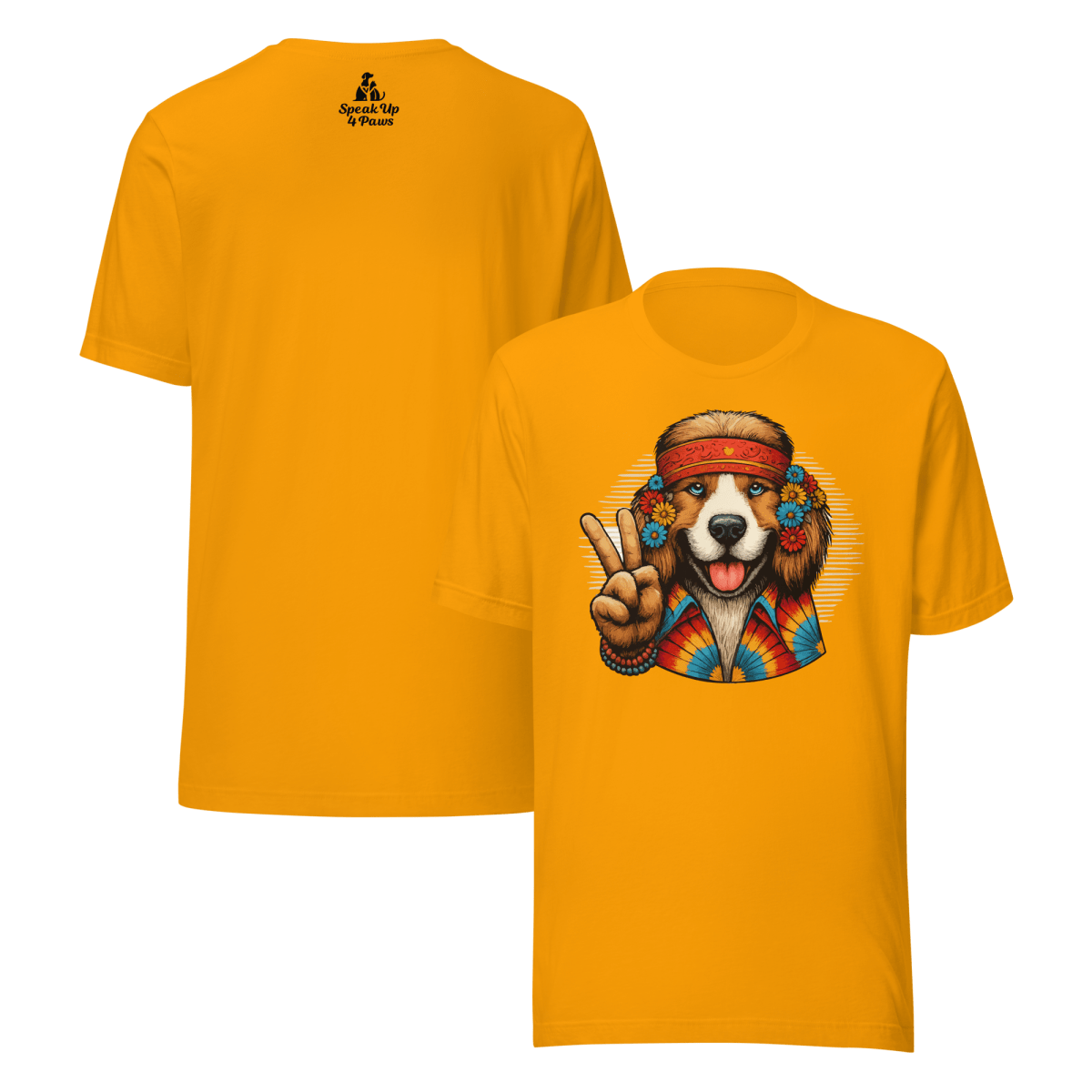 Groovy Canine - Signature Tee - Unisex Staple Tee - Speak Up 4 Paws
