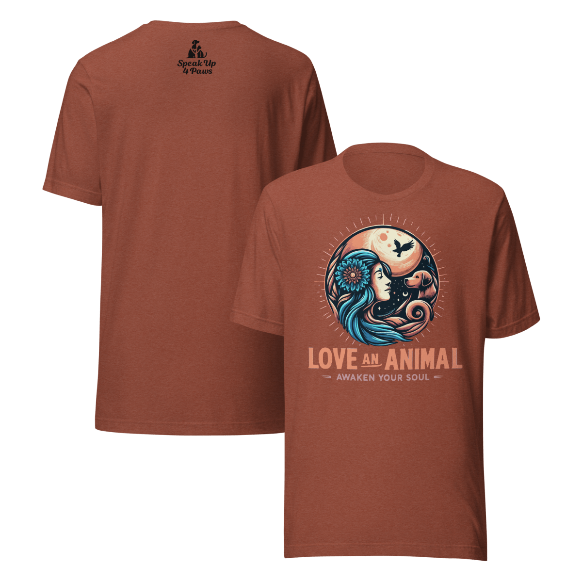 Lunar Serenade - Signature Tee - Unisex Staple Tee - Speak Up 4 Paws