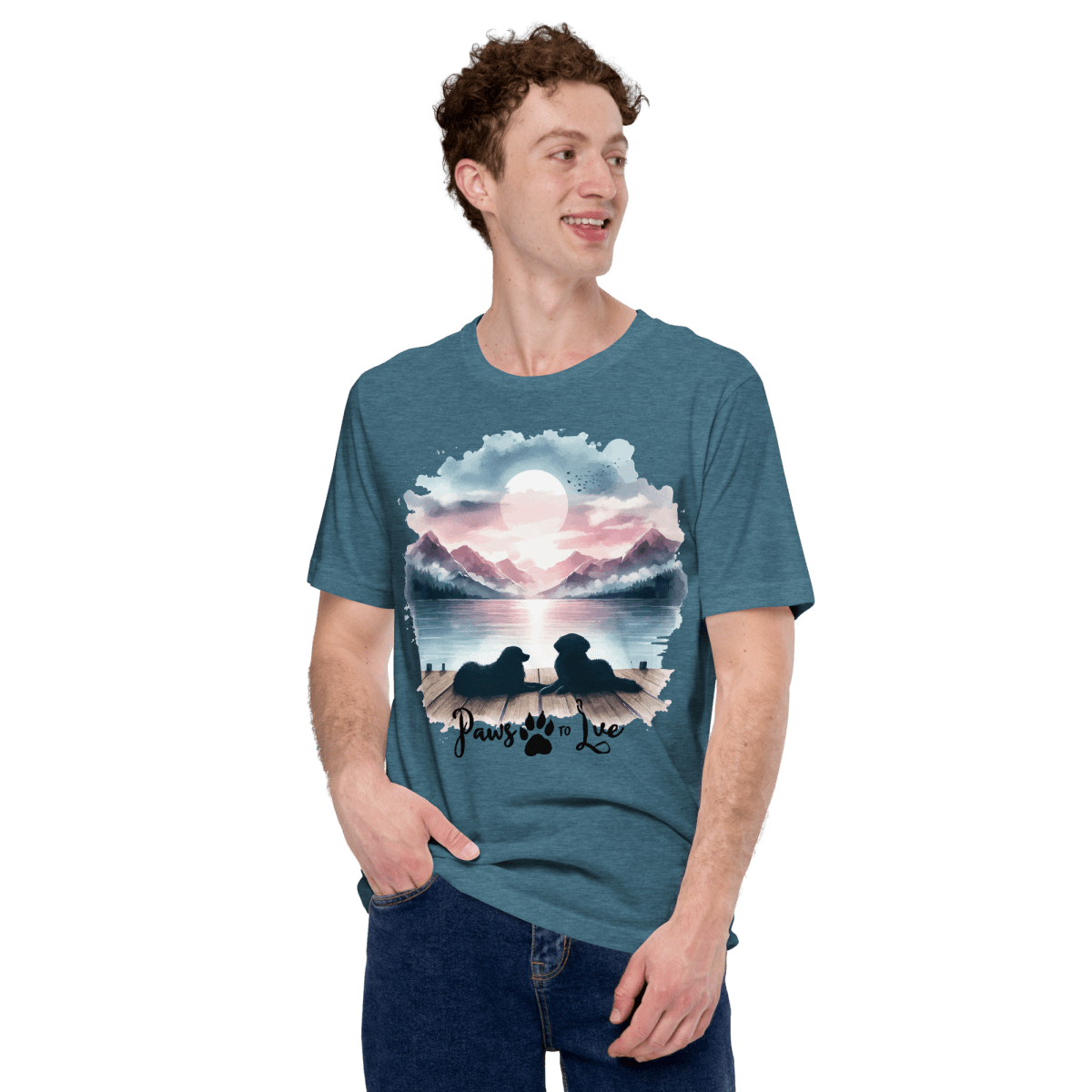 Sunset Buddies - Signature Tee - Unisex Staple Tee - Speak Up 4 Paws