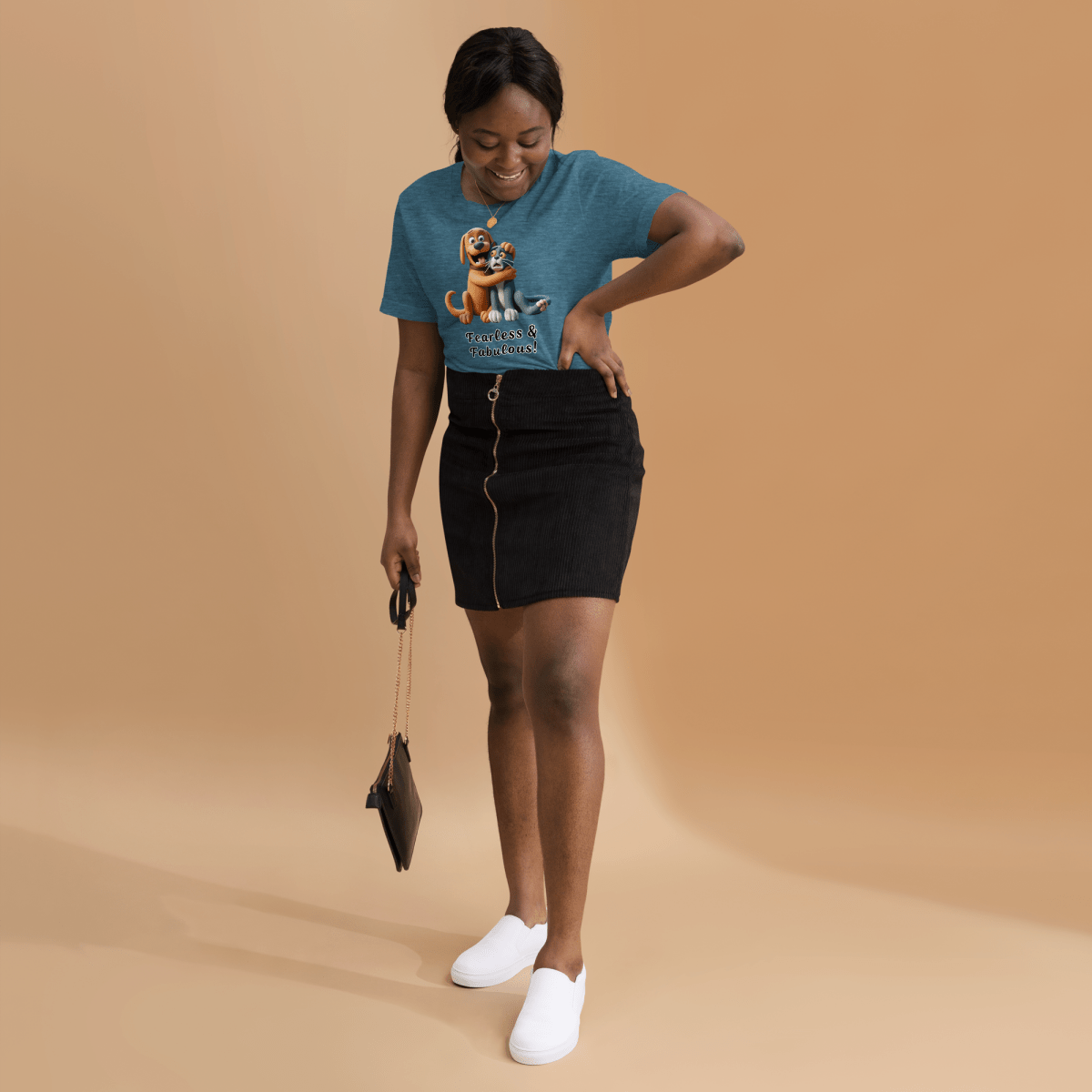 Pawfect Panic - Everyday Tee | COLORS: Steel Blue, Heather Slate, Heather Deep Teal, Pebble - Unisex Staple Tee - Speak Up 4 Paws