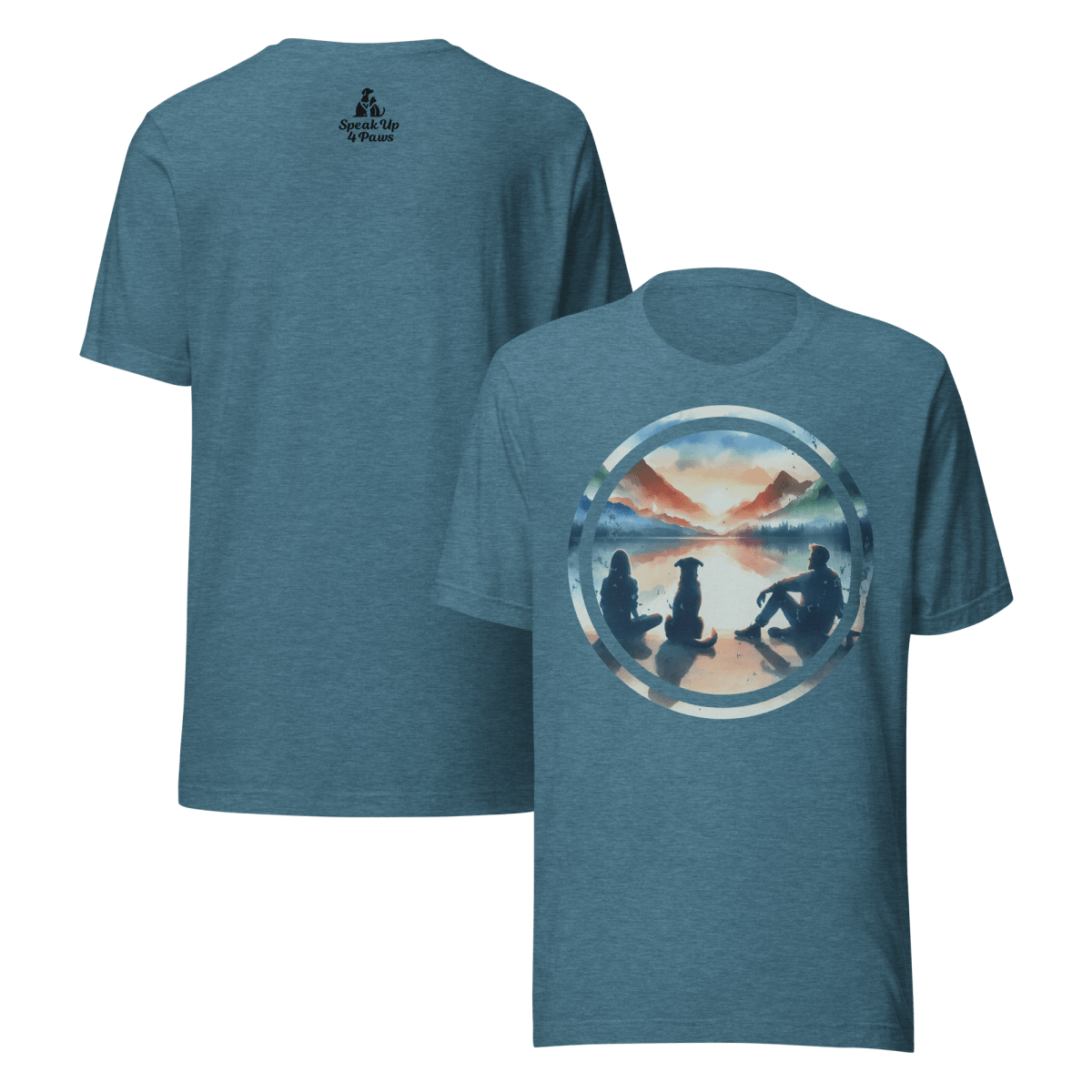 Sunset Reflections - Signature Tee - Unisex Staple Tee - Speak Up 4 Paws