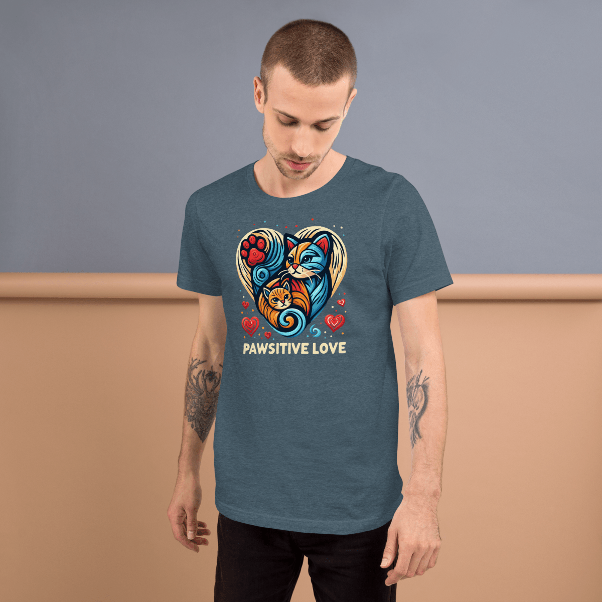 Feline Harmony - Signature Tee - Unisex Staple Tee - Speak Up 4 Paws