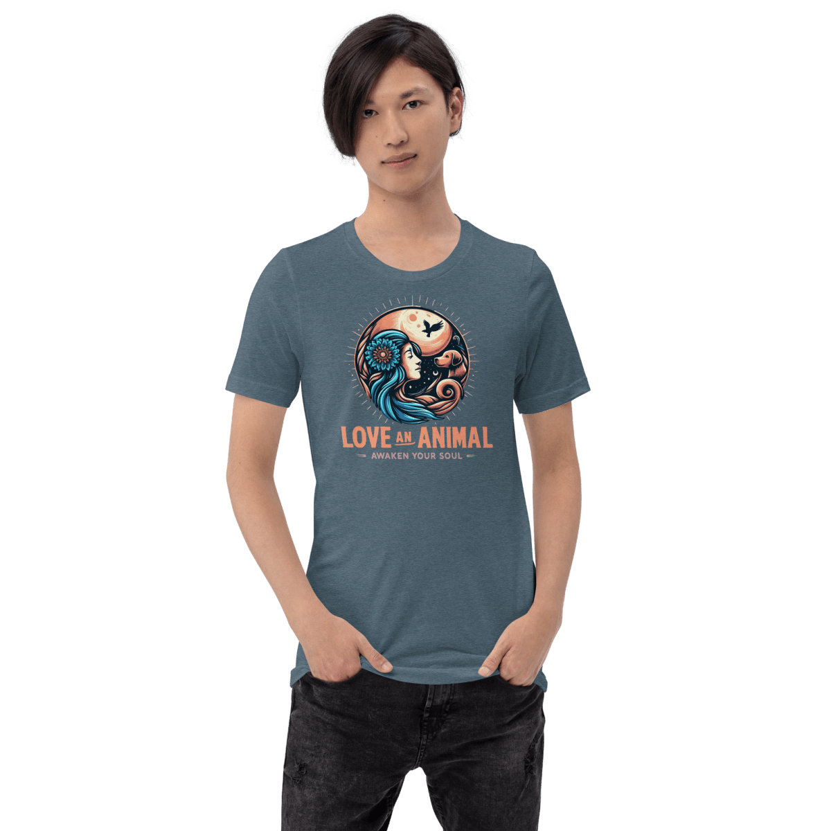 Lunar Serenade - Signature Tee - Unisex Staple Tee - Speak Up 4 Paws
