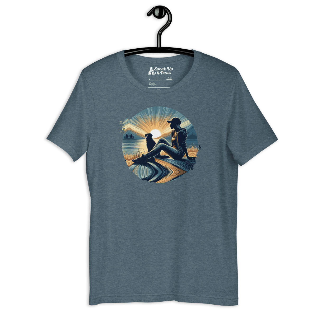 Lakeside Serenity - Everyday Tee - Unisex Staple Tee - Speak Up 4 Paws