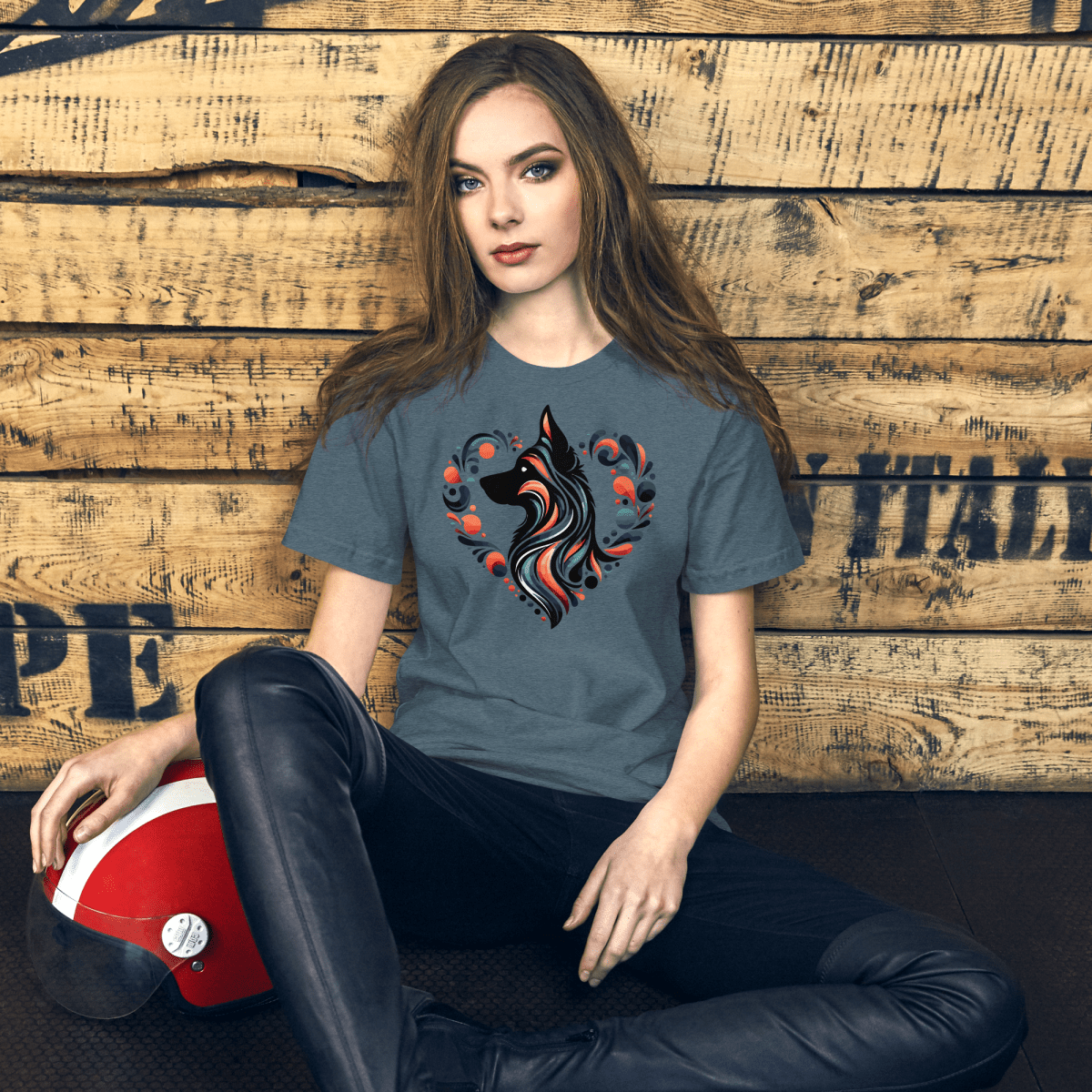 Vibrant Heart Everyday Tee | COLORS: Heather Slate, Autumn, Heather Deep Teal, Pebble - Unisex Staple Tee - Speak Up 4 Paws