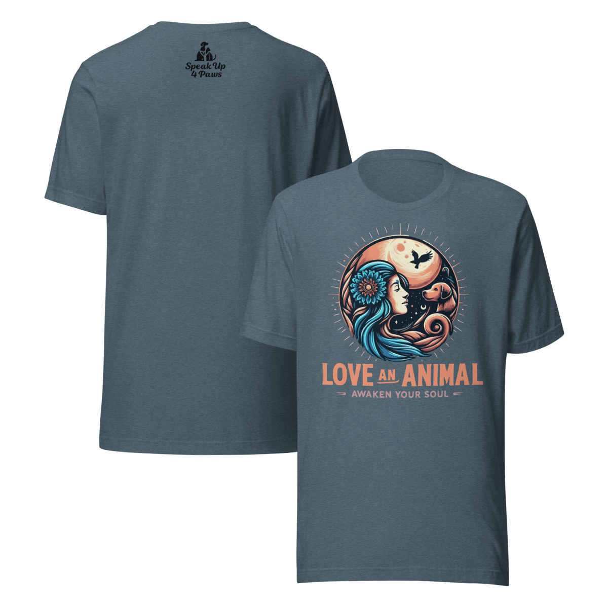 Lunar Serenade - Signature Tee - Unisex Staple Tee - Speak Up 4 Paws