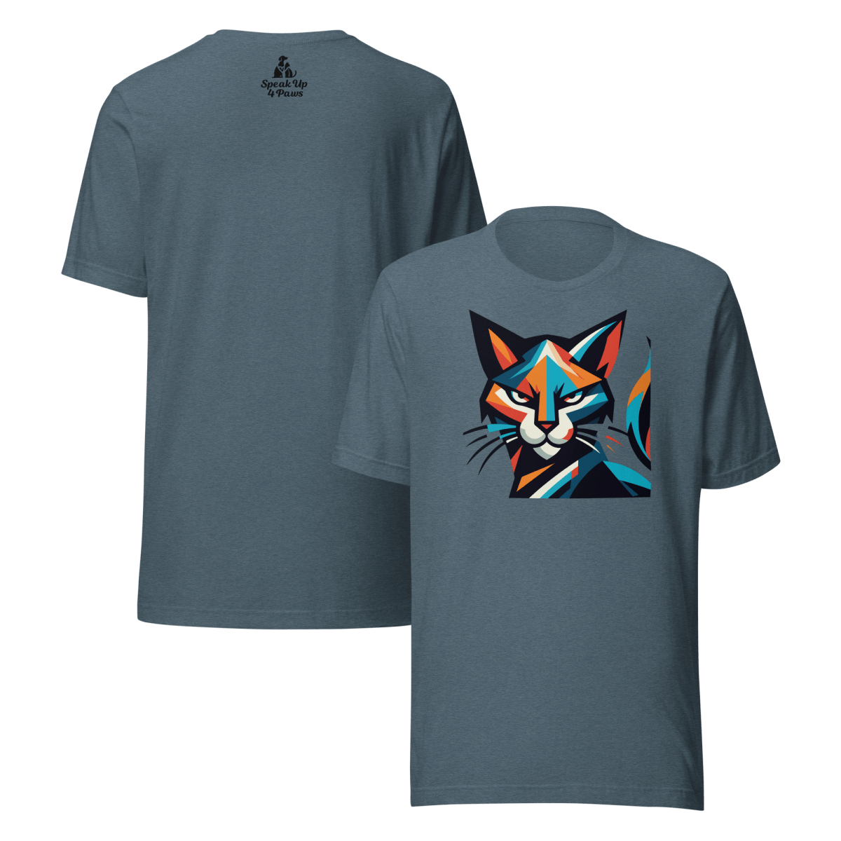 Defiant Feline - Signature Tee - Unisex Staple Tee - Speak Up 4 Paws