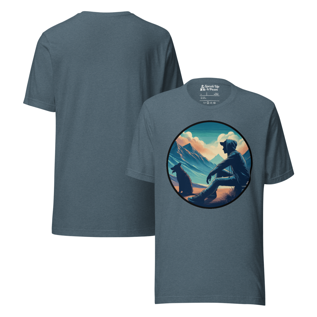 Dawn's Embrace - Everyday Tee - Unisex Staple Tee - Speak Up 4 Paws
