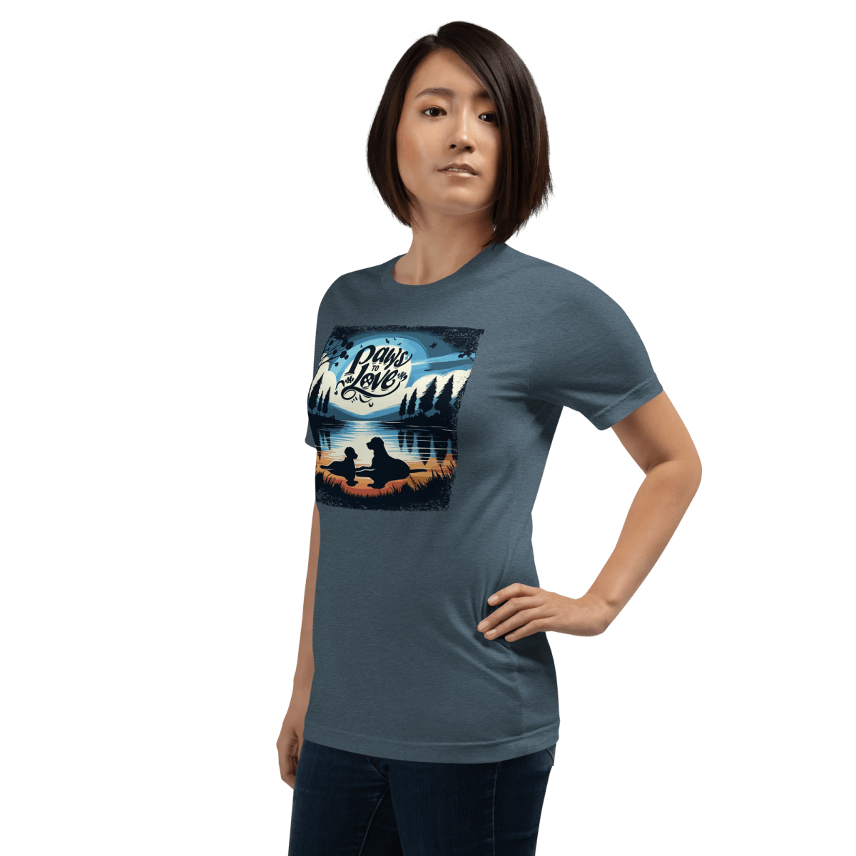 Forest Reflections - Signature Tee - Unisex Staple Tee - Speak Up 4 Paws
