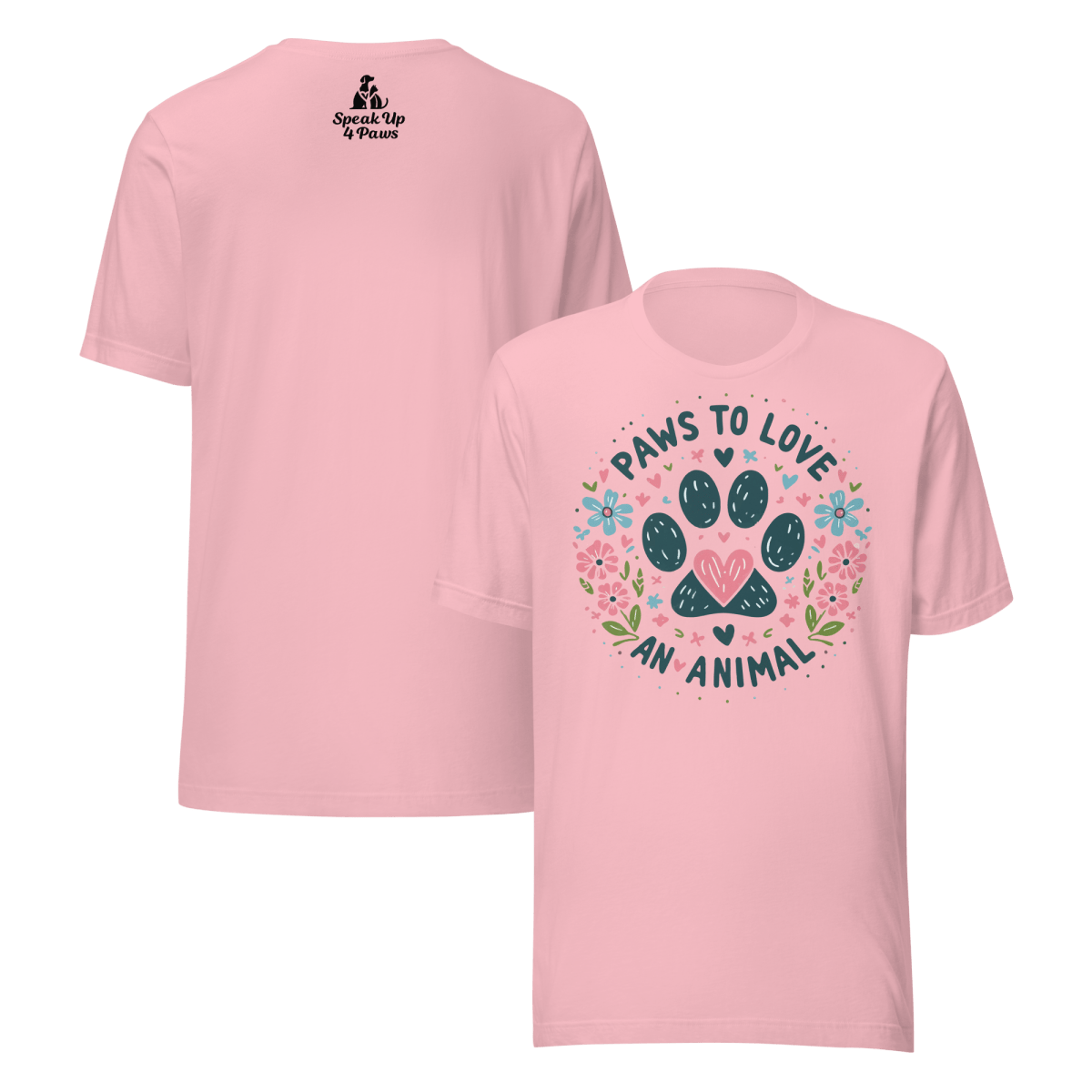 Circle of Pawsitivity - Signature Tee - Unisex Staple Tee - Speak Up 4 Paws