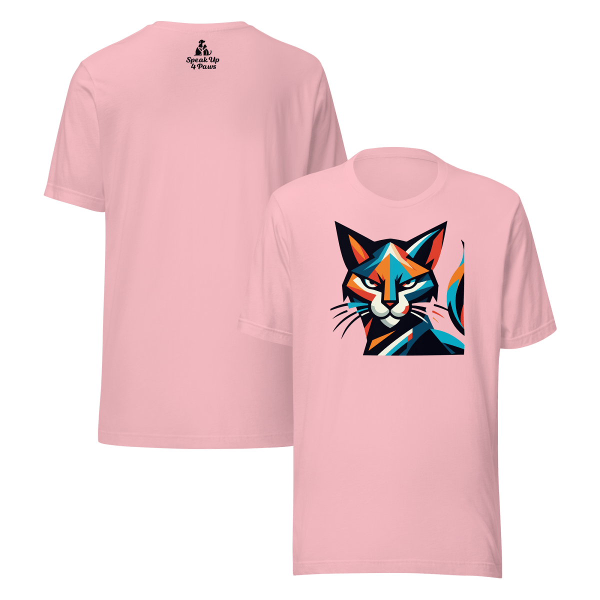 Defiant Feline - Signature Tee - Unisex Staple Tee - Speak Up 4 Paws