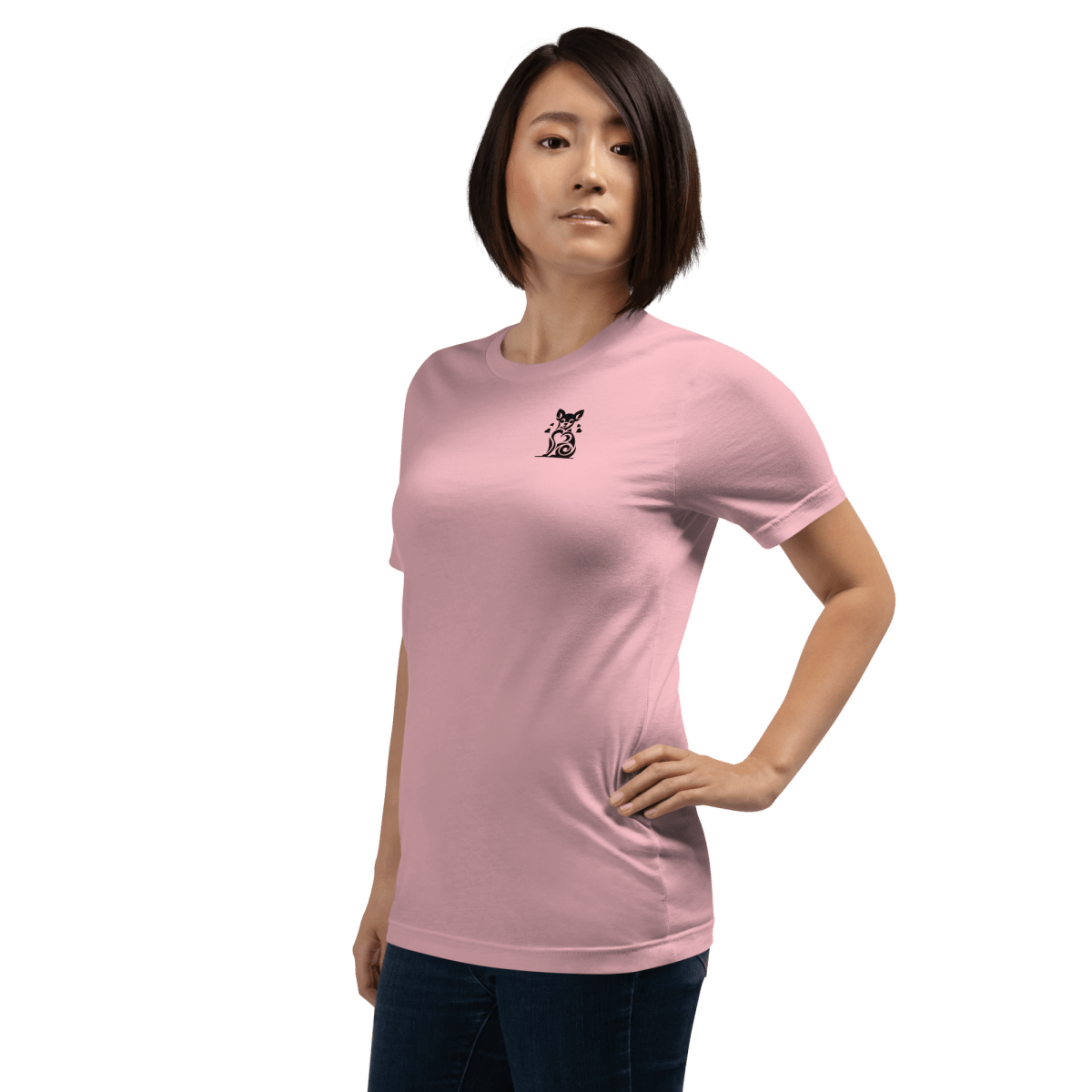 Tiny Heart - Big Love Everyday Tee | COLORS: Heather Deep Teal, Heather Slate, Mauve, Pink - Unisex Staple Tee - Speak Up 4 Paws