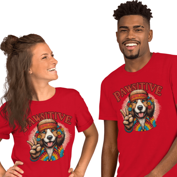 Groovy Canine Vibes - Signature Tee - Unisex Staple Tee - Speak Up 4 Paws