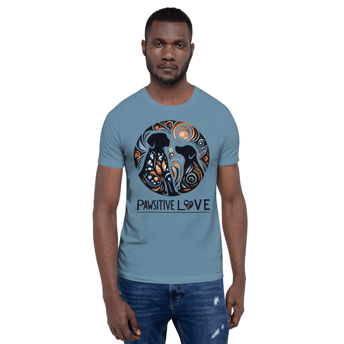 Swirl of Pawsitivity - Signature Tee - Unisex Staple Tee - Speak Up 4 Paws