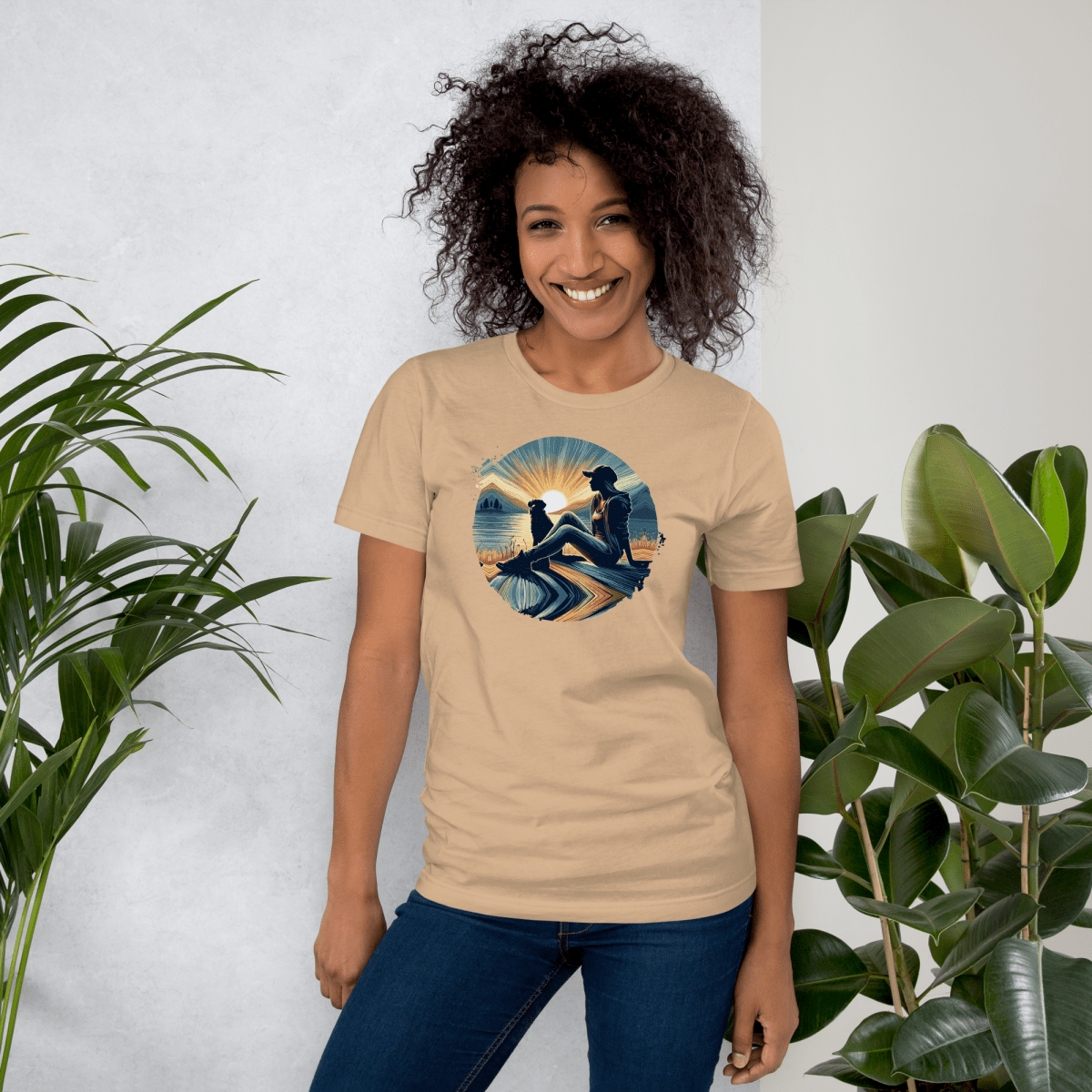 Lakeside Serenity - Everyday Tee - Unisex Staple Tee - Speak Up 4 Paws