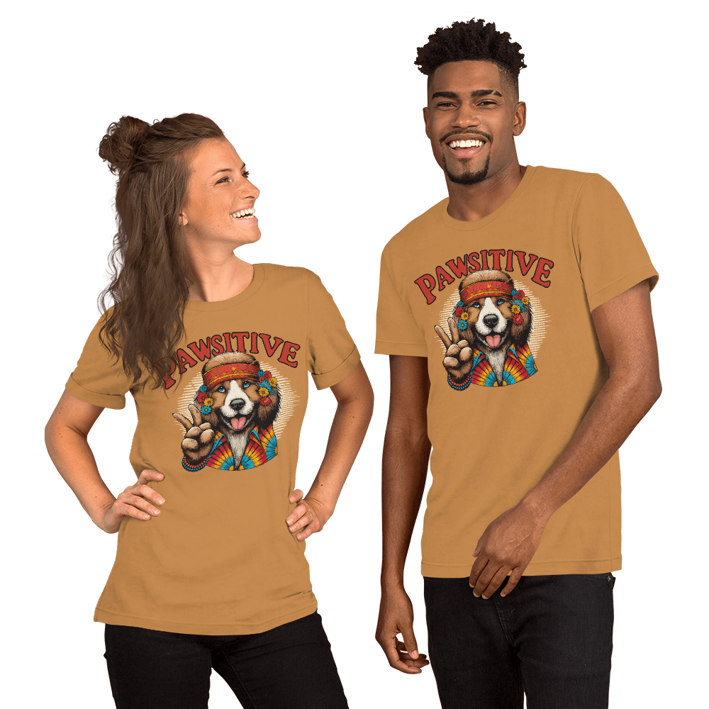 Groovy Canine Vibes - Signature Tee - Unisex Staple Tee - Speak Up 4 Paws