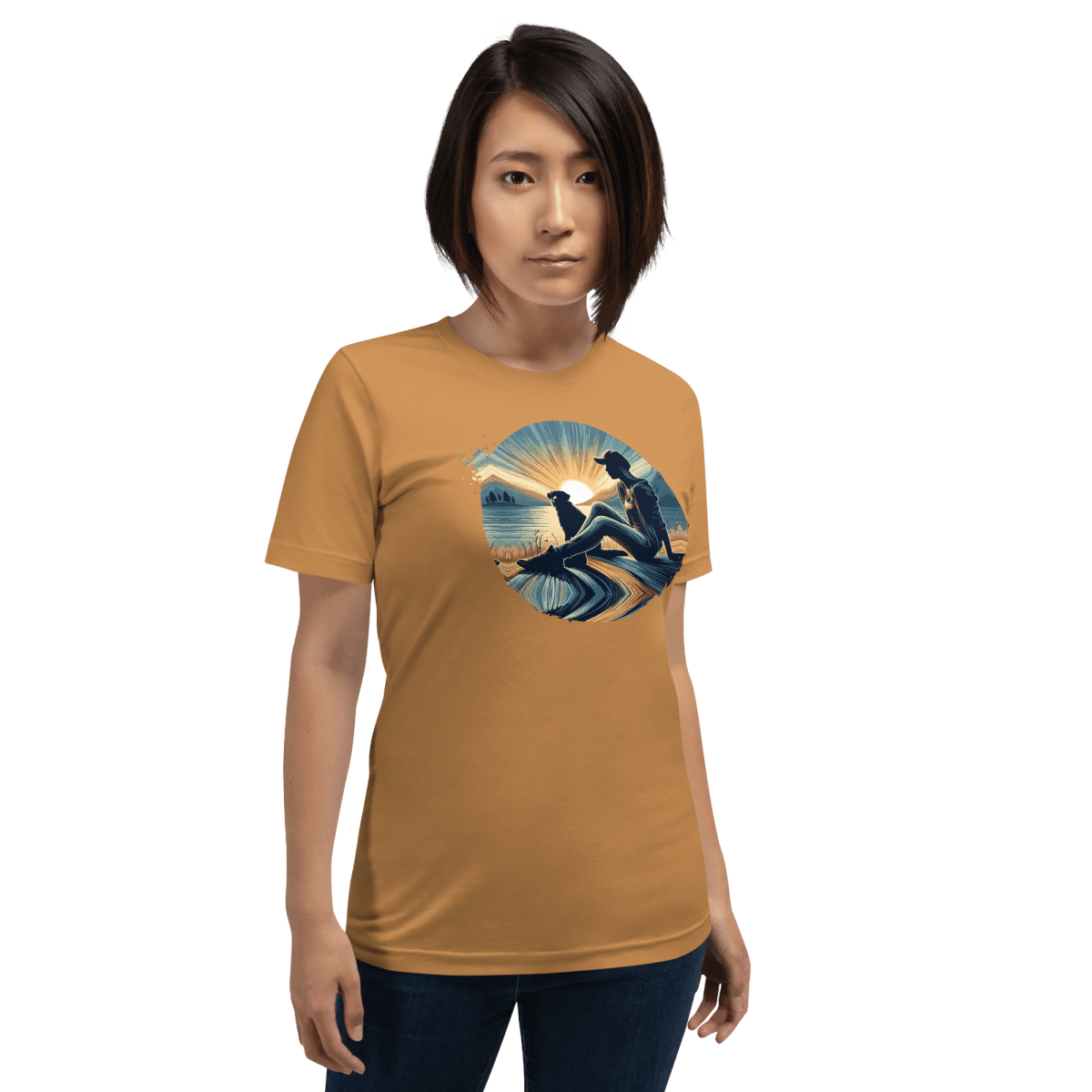 Lakeside Serenity - Everyday Tee - Unisex Staple Tee - Speak Up 4 Paws