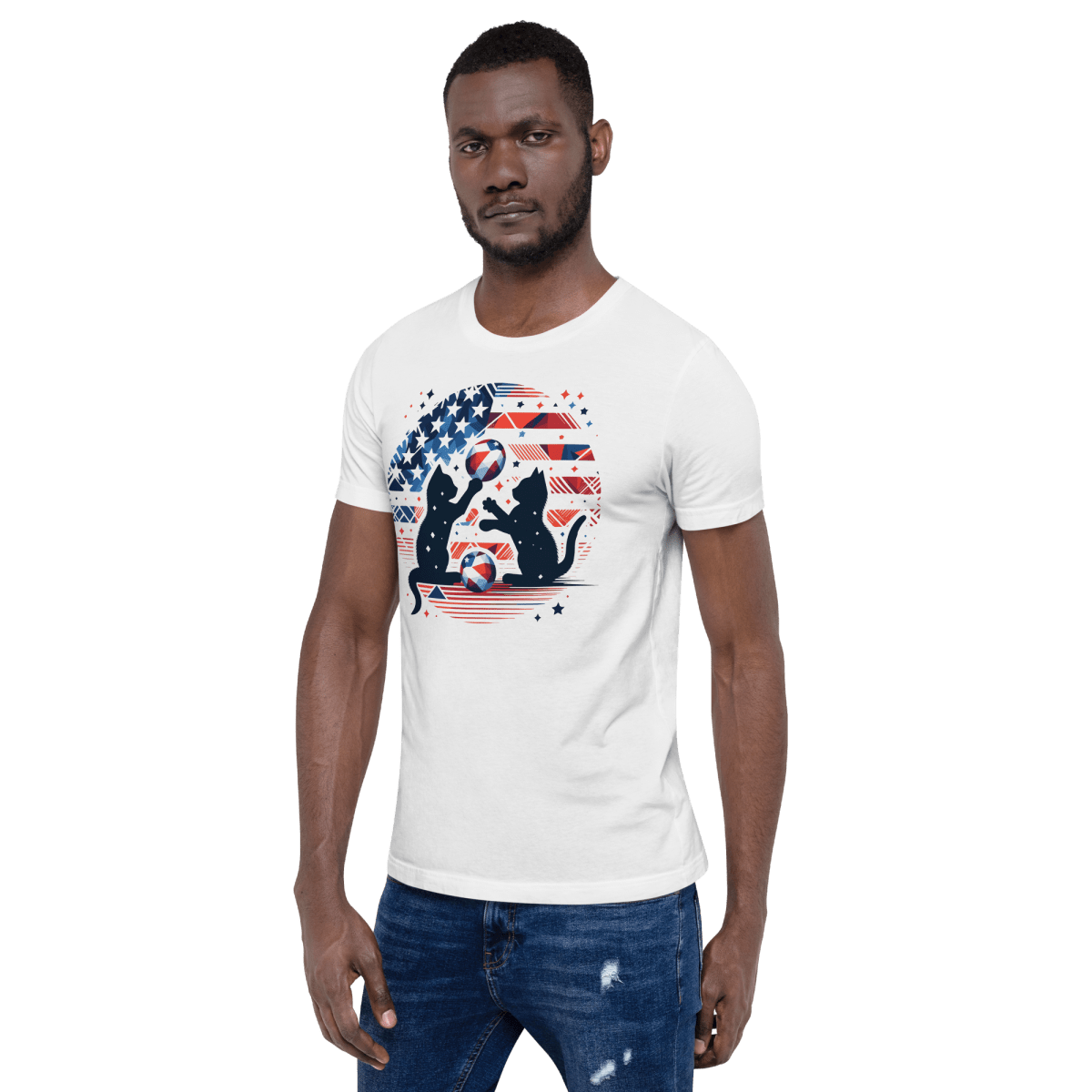 Patriotic Playtime - Signature Tee - Unisex Staple Tee - Speak Up 4 Paws