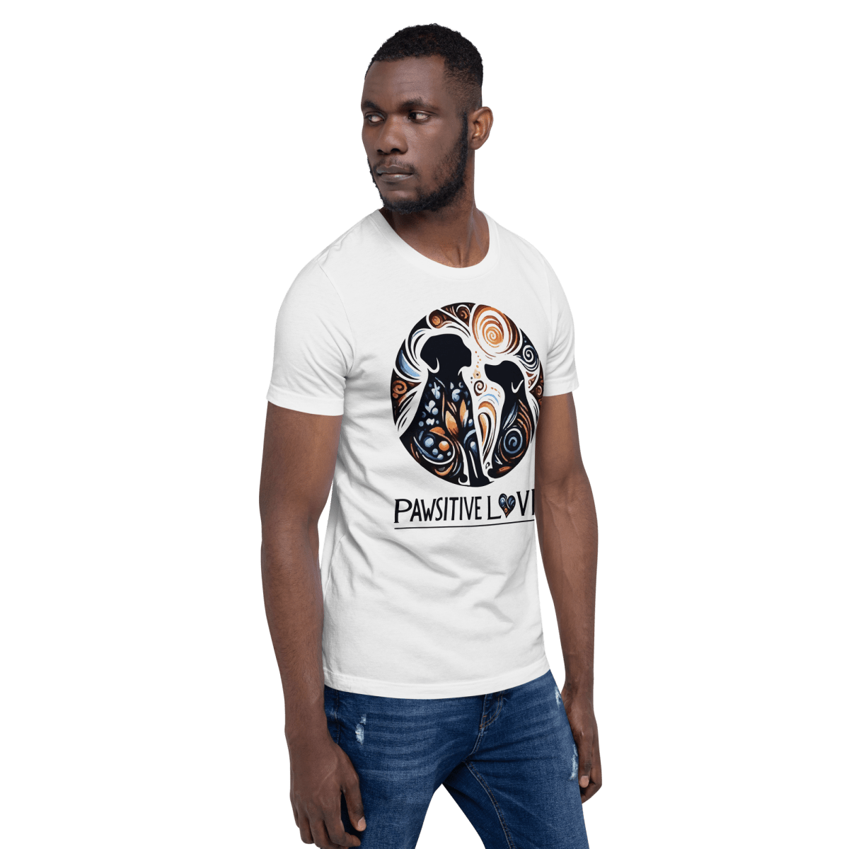 Swirl of Pawsitivity - Signature Tee - Unisex Staple Tee - Speak Up 4 Paws