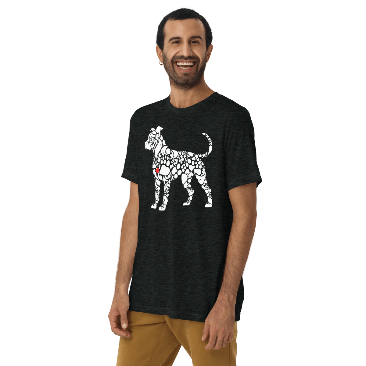 Paws of Loyalty - Men's Tri - Blend Comfort Tee - Unisex Tri - Blend - Speak Up 4 Paws