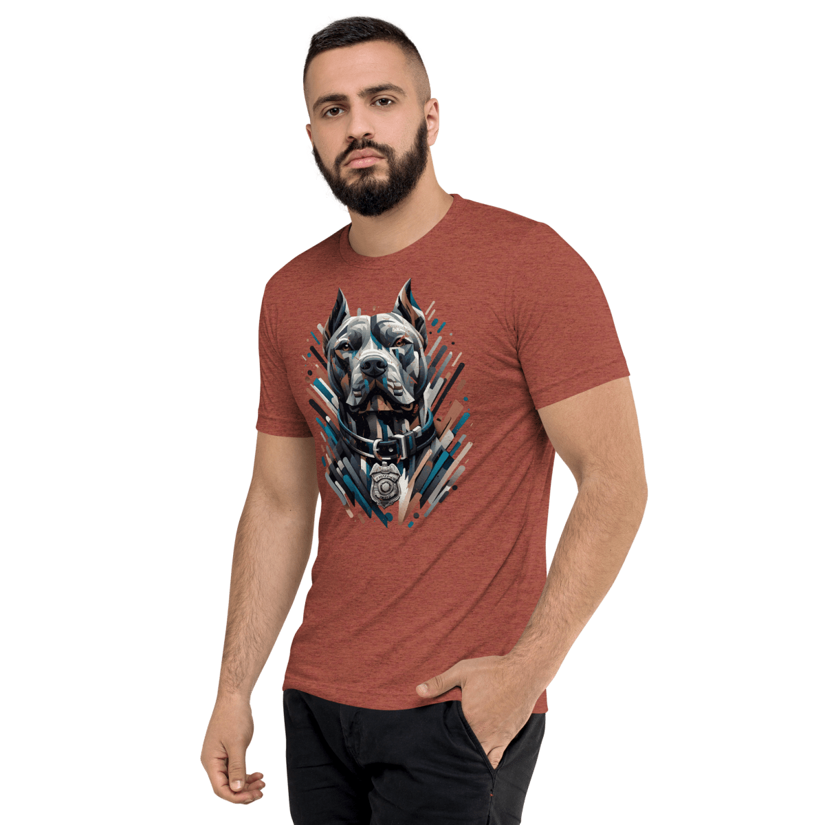 Guardian of Justice - Men's Tri - Blend Comfort Tee - Unisex Tri - Blend - Speak Up 4 Paws