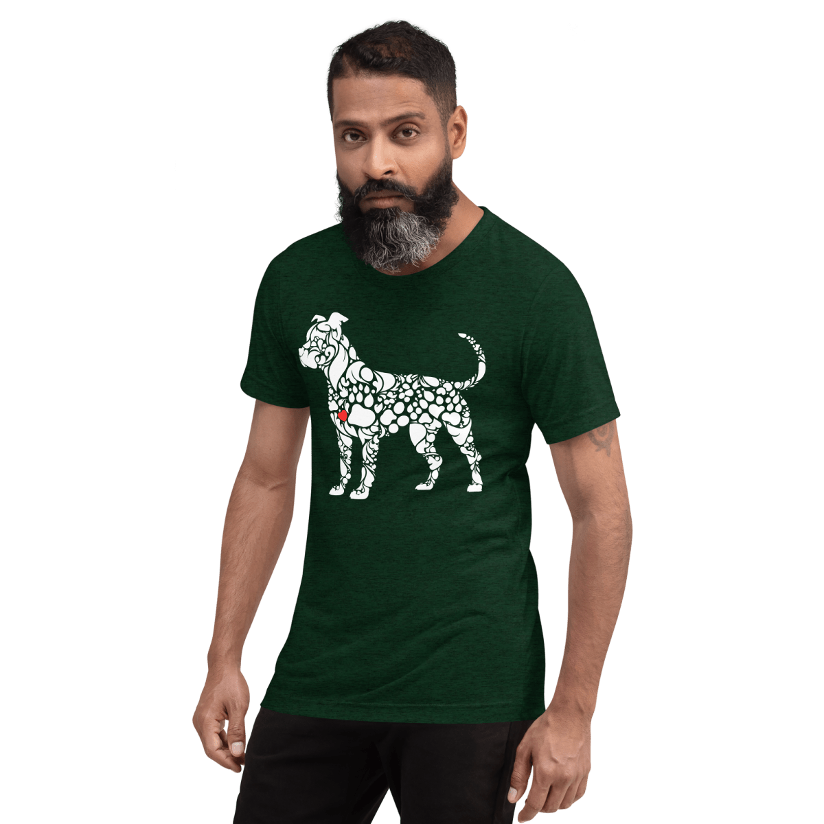 Paws of Loyalty - Men's Tri - Blend Comfort Tee - Unisex Tri - Blend - Speak Up 4 Paws