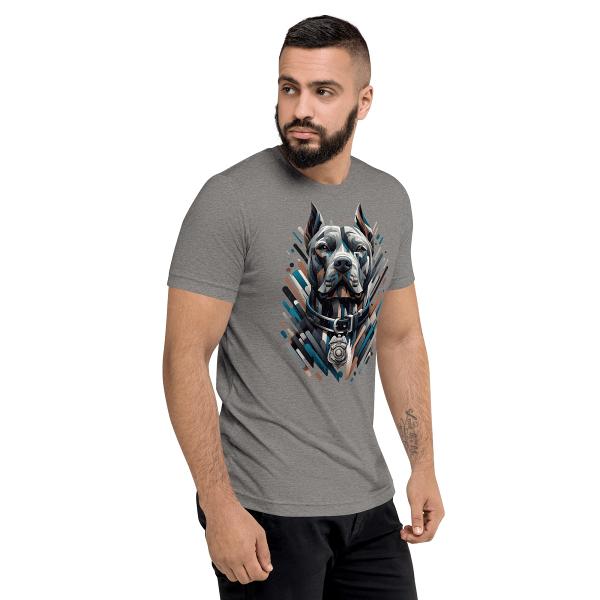Guardian of Justice - Men's Tri - Blend Comfort Tee - Unisex Tri - Blend - Speak Up 4 Paws