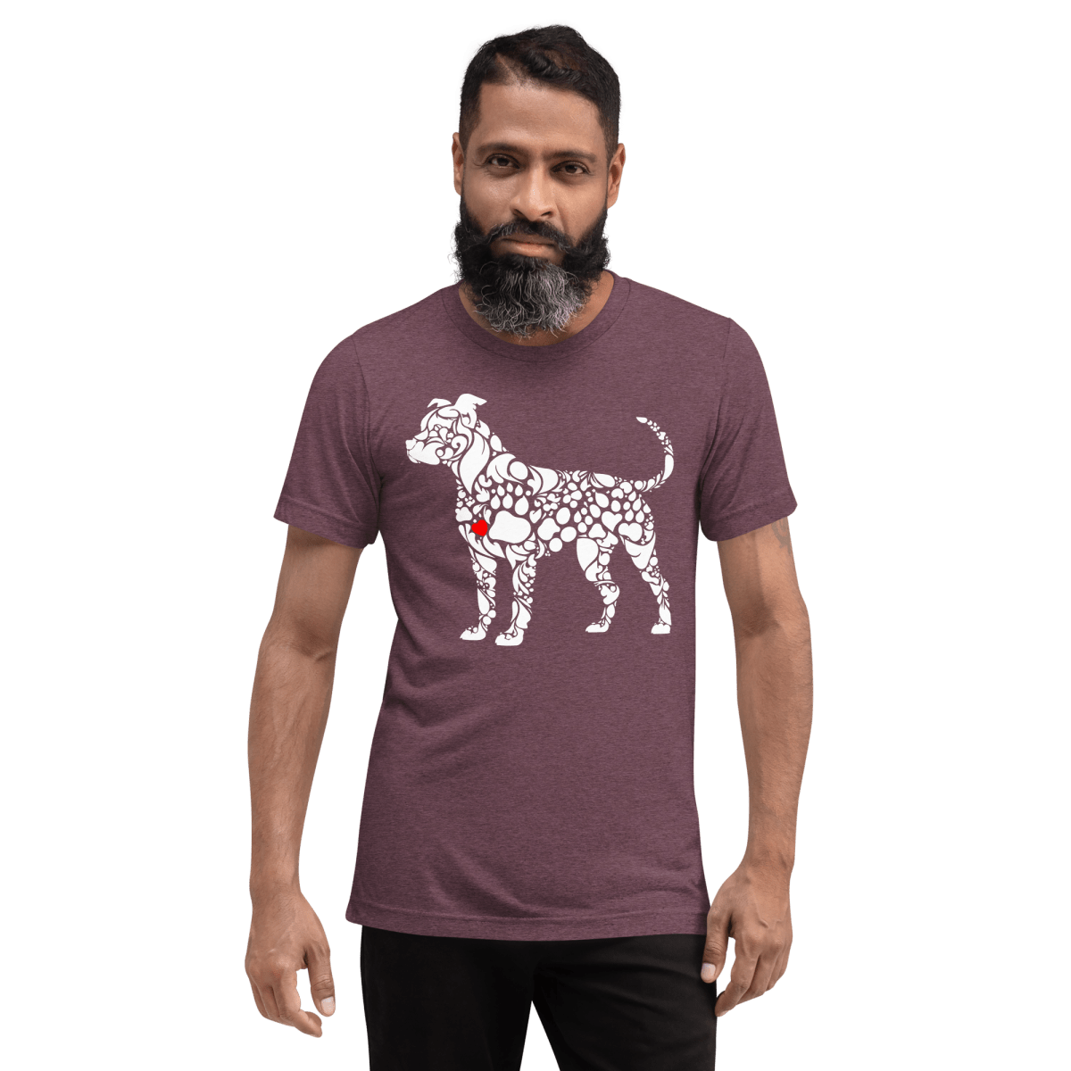 Paws of Loyalty - Men's Tri - Blend Comfort Tee - Unisex Tri - Blend - Speak Up 4 Paws