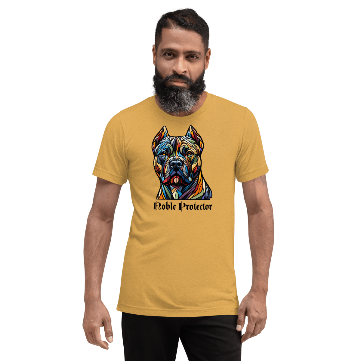 Noble Protector - Men's Tri - Blend Comfort Tee - Unisex Tri - Blend - Speak Up 4 Paws