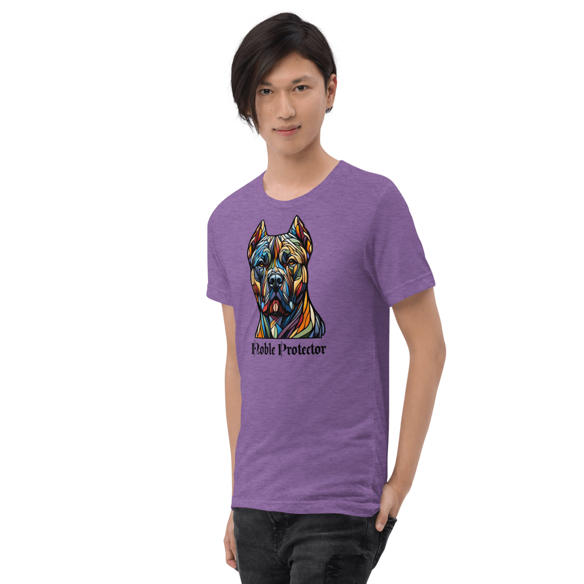 Noble Protector - Men's Tri - Blend Comfort Tee - Unisex Tri - Blend - Speak Up 4 Paws