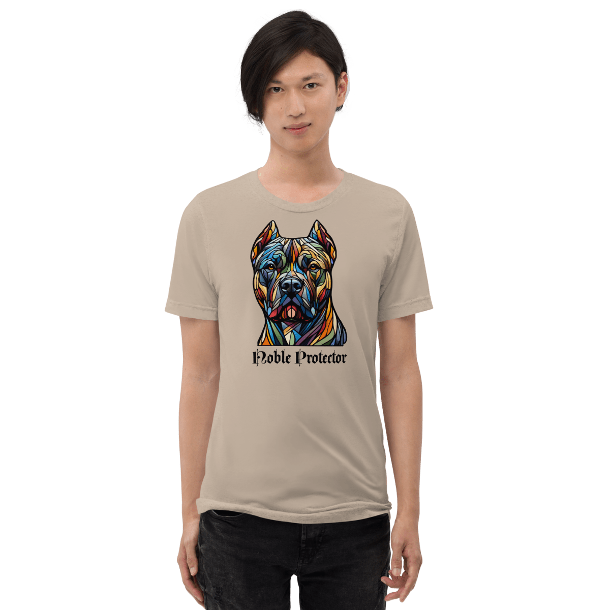 Noble Protector - Men's Tri - Blend Comfort Tee - Unisex Tri - Blend - Speak Up 4 Paws