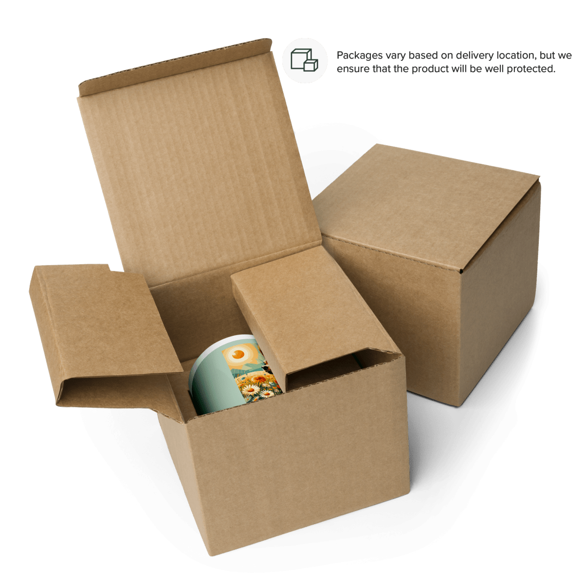 Daisy Moments - "Bloom Blod. Bark Louder." - Vivid Mug (Color: Edgewater | Dark Green) - Coffee Mug - Inside Color - Speak Up 4 Paws