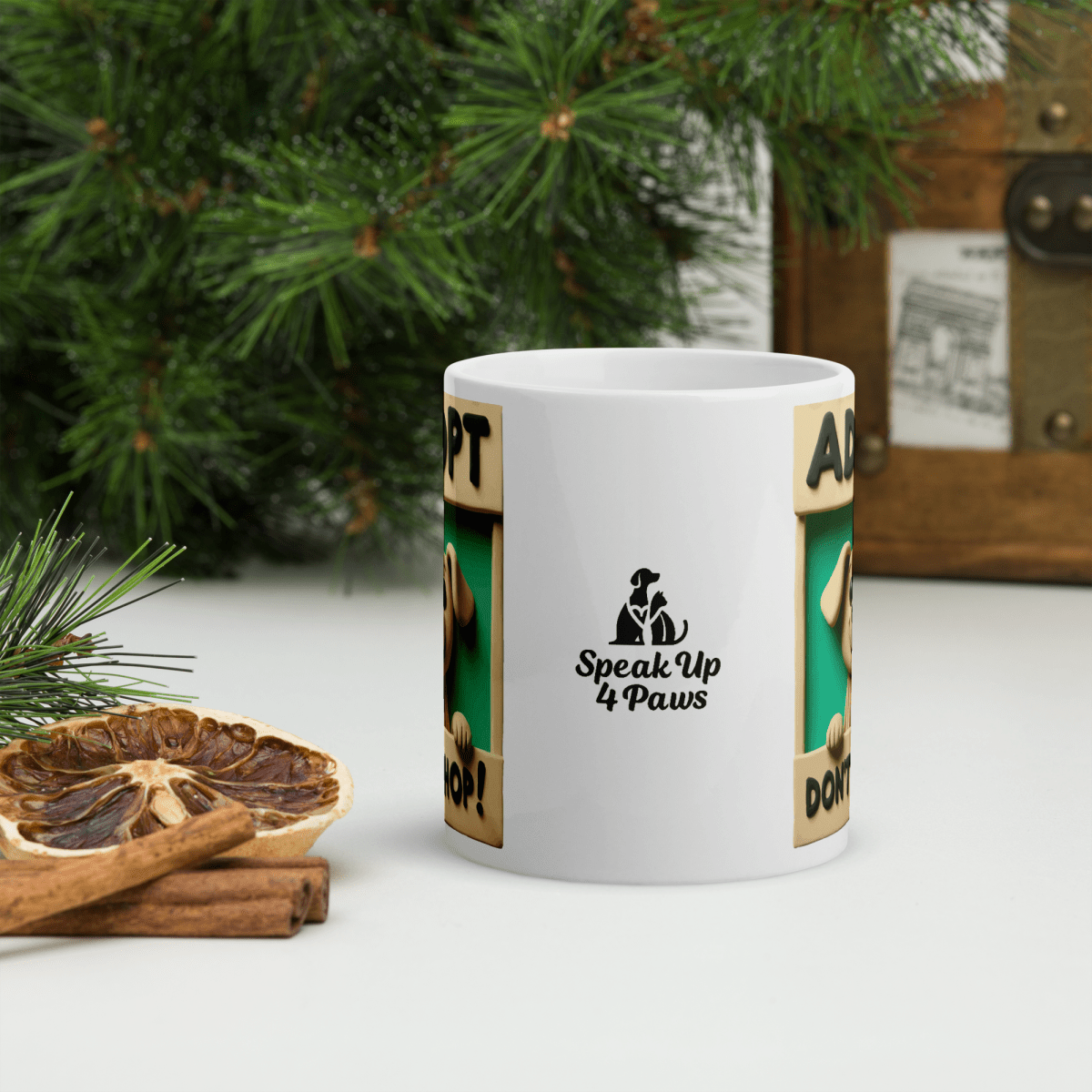 Spread the Joy - Artful Paws Mug 11 oz. - Coffee Mug - Speak Up 4 Paws