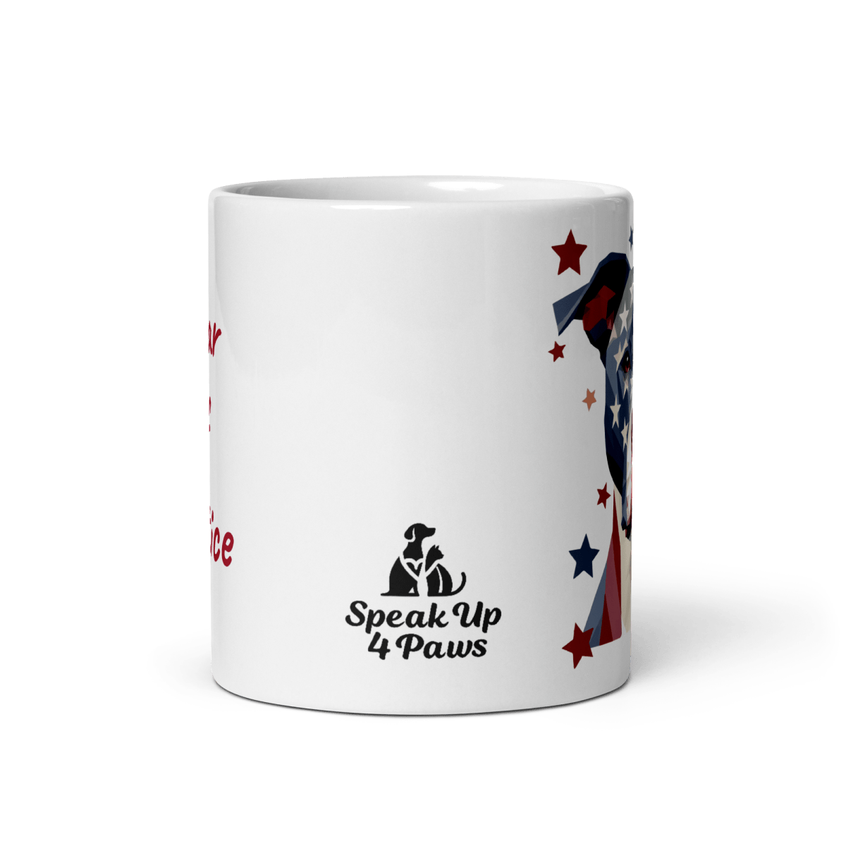 Star of Justice - Artful Paws Mug 11 oz. - Coffee Mug - Speak Up 4 Paws