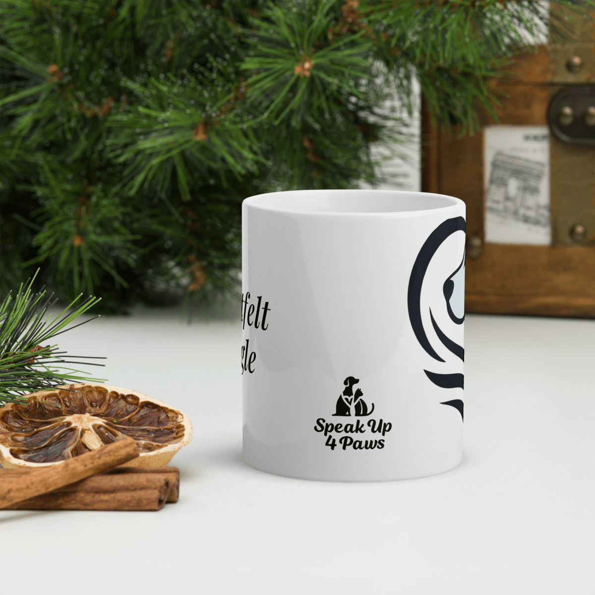 Heartfelt Beagle - Artful Paws Mug 11 oz. - Coffee Mug - Speak Up 4 Paws