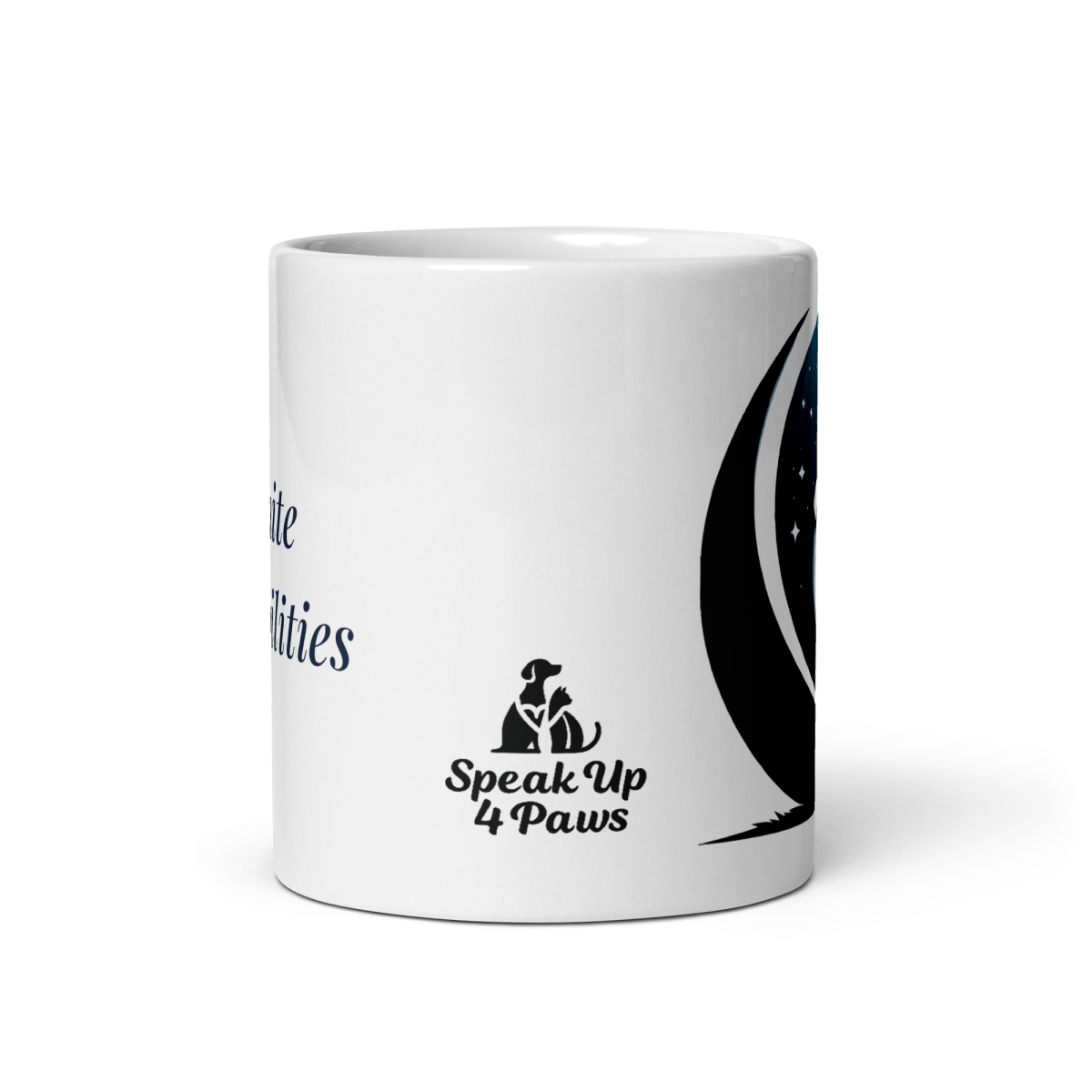 Infinite Pawsibilities - Artful Paws Mug 11 oz. - Coffee Mug - Speak Up 4 Paws