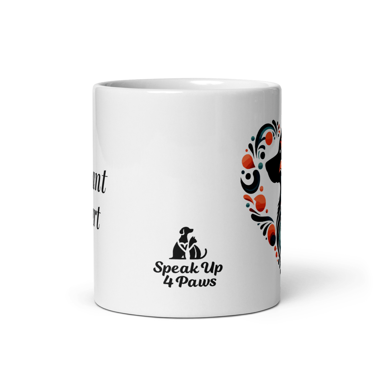 Vibrant Heart - Artful Paws Mug 11 oz. - Coffee Mug - Speak Up 4 Paws