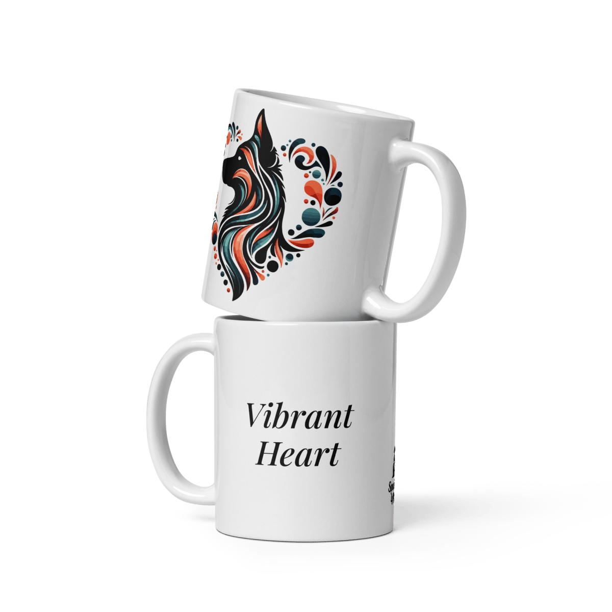 Vibrant Heart - Artful Paws Mug 11 oz. - Coffee Mug - Speak Up 4 Paws