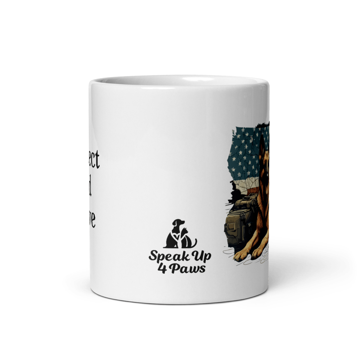 Sentinel of Valor - Artful Paws Mug - Coffee Mug - Speak Up 4 Paws