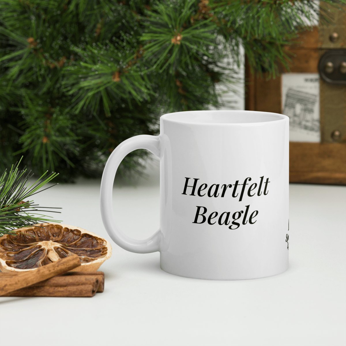 Heartfelt Beagle - Artful Paws Mug 11 oz. - Coffee Mug - Speak Up 4 Paws