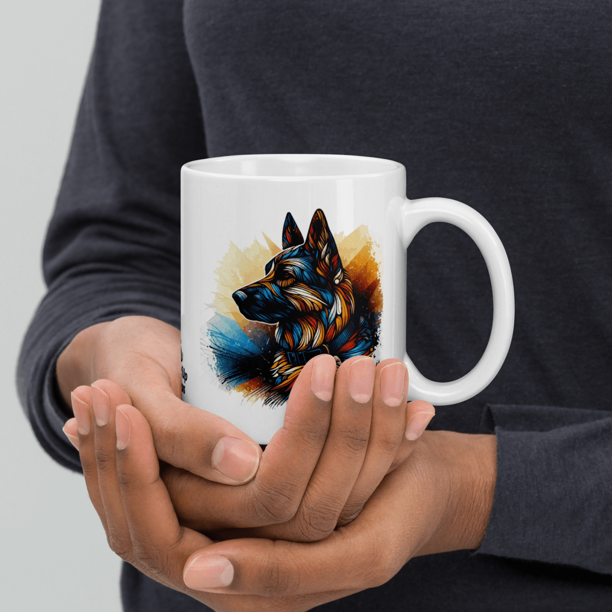 Chromatic Guardian - Artful Paws Mug - Coffee Mug - Speak Up 4 Paws